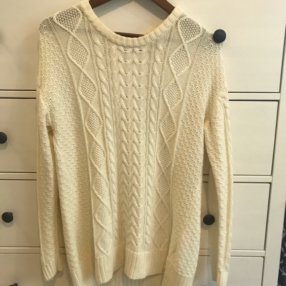 Urban outfitters oversized cream sweater - Picture 1 of 3